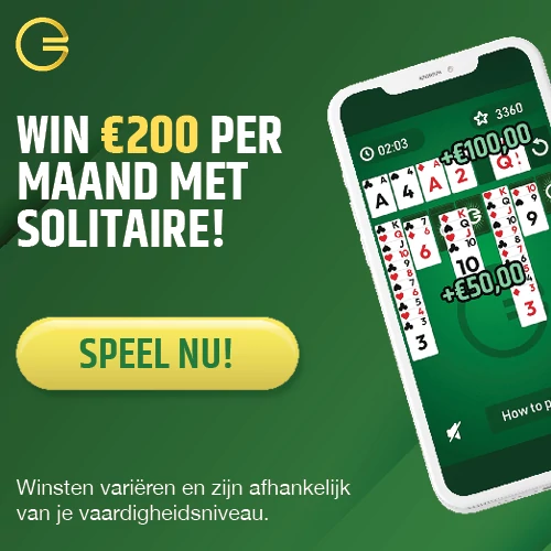 Speel leuk solitaire en verdien geld met spelletjes spelen