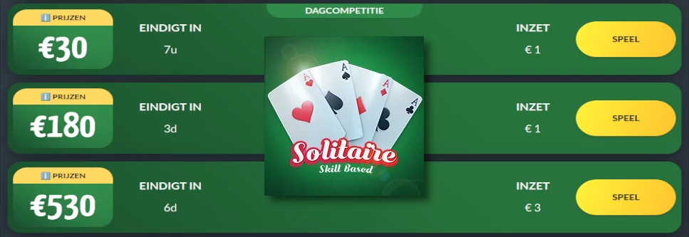 Gratis solitaire spelen of geld verdienen